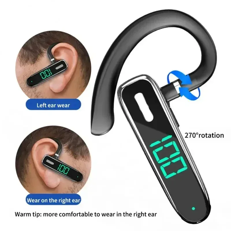 

Cancelling Handsfree Talking Headset Busines Auriculares With Microphon ENC Noise Driving Wireless Earphone Headphones Bluetooth