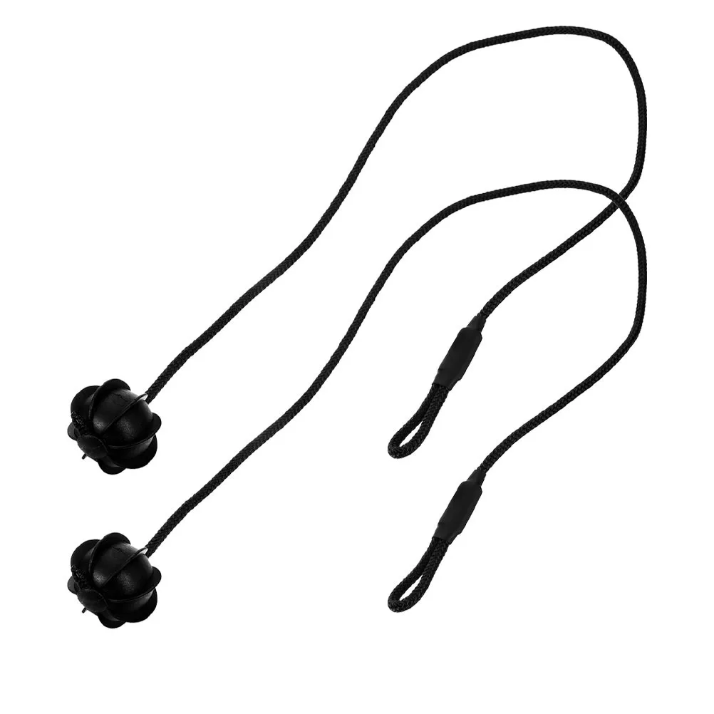 

2Pcs Auto Rear Deck Lid Hanging Strap Small Ball Trunk Cover Holding String Car Rear Lid Rope Parcel Shelf Holding String