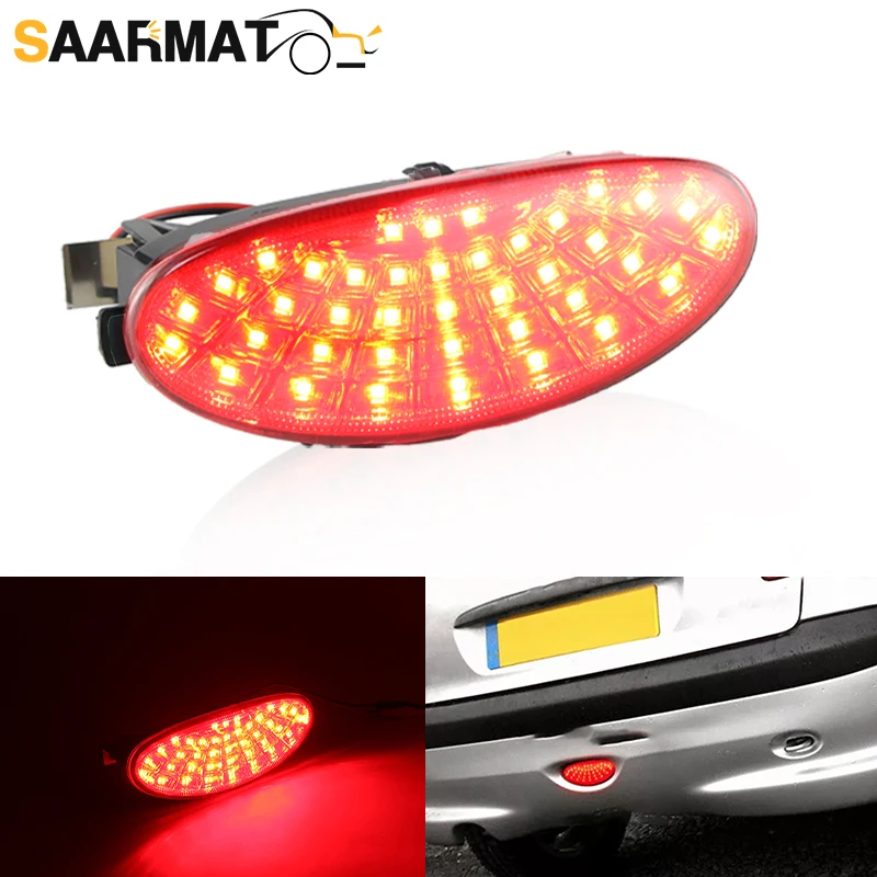 6351K5 LED Tail Light Assembly Rear Stop Light Supplementary Stop Light Third Brake Lamp For Peugeot 206 206CC All Accessories