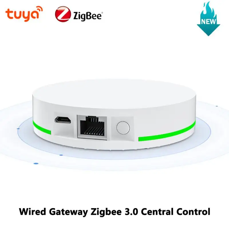 

Tuya Zigbee Wired Gateway Zigbee 3.0 Central Control Gateway Smart Home Bridge Host Device Smart Life Control Home Automation