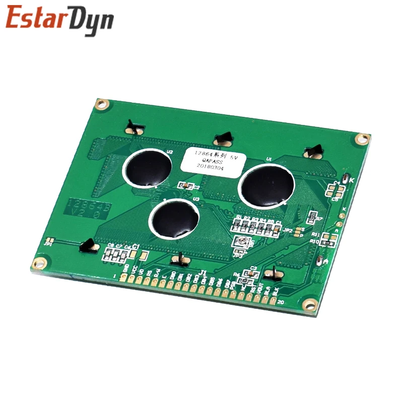 128*64 Punkte LCD-Modul 5V Blue Screen LCD mit Hintergrund beleuchtung st7920 Parallel Port lcd12864