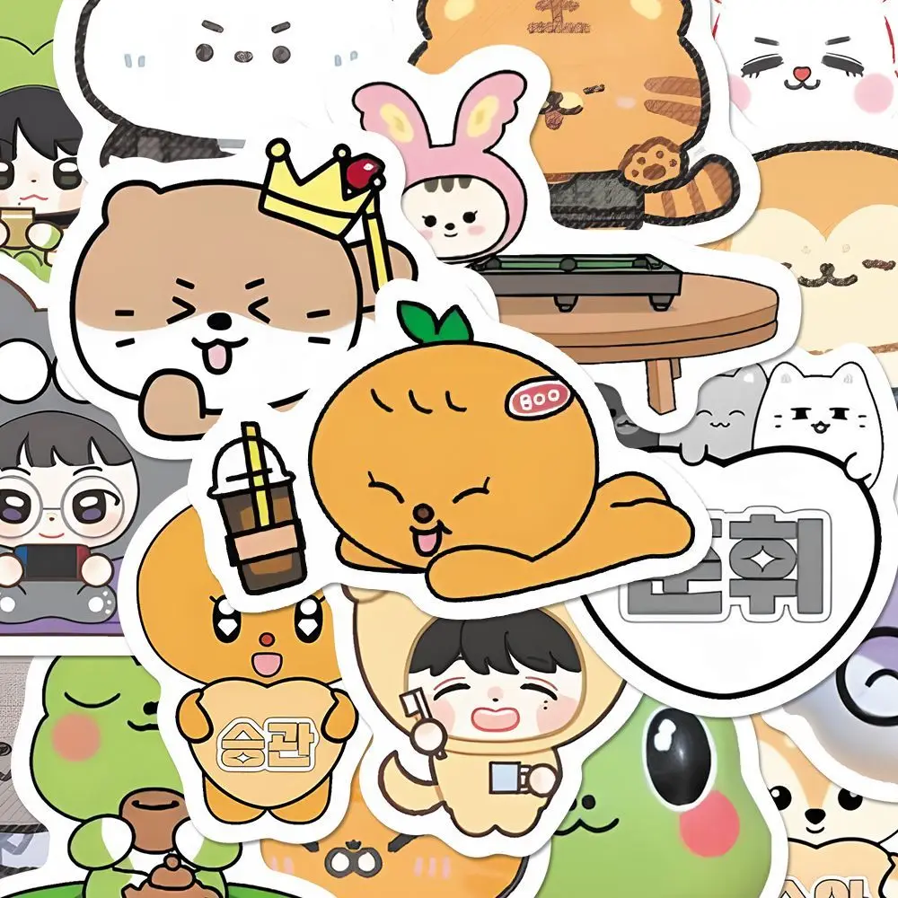 103pcs KPOP Miniteen Cartoon Stickers S.COUPS JEONGHAN JOSHUA HOSHI Cute Animals Creative Cartoon Images DIY Decorative Stickers