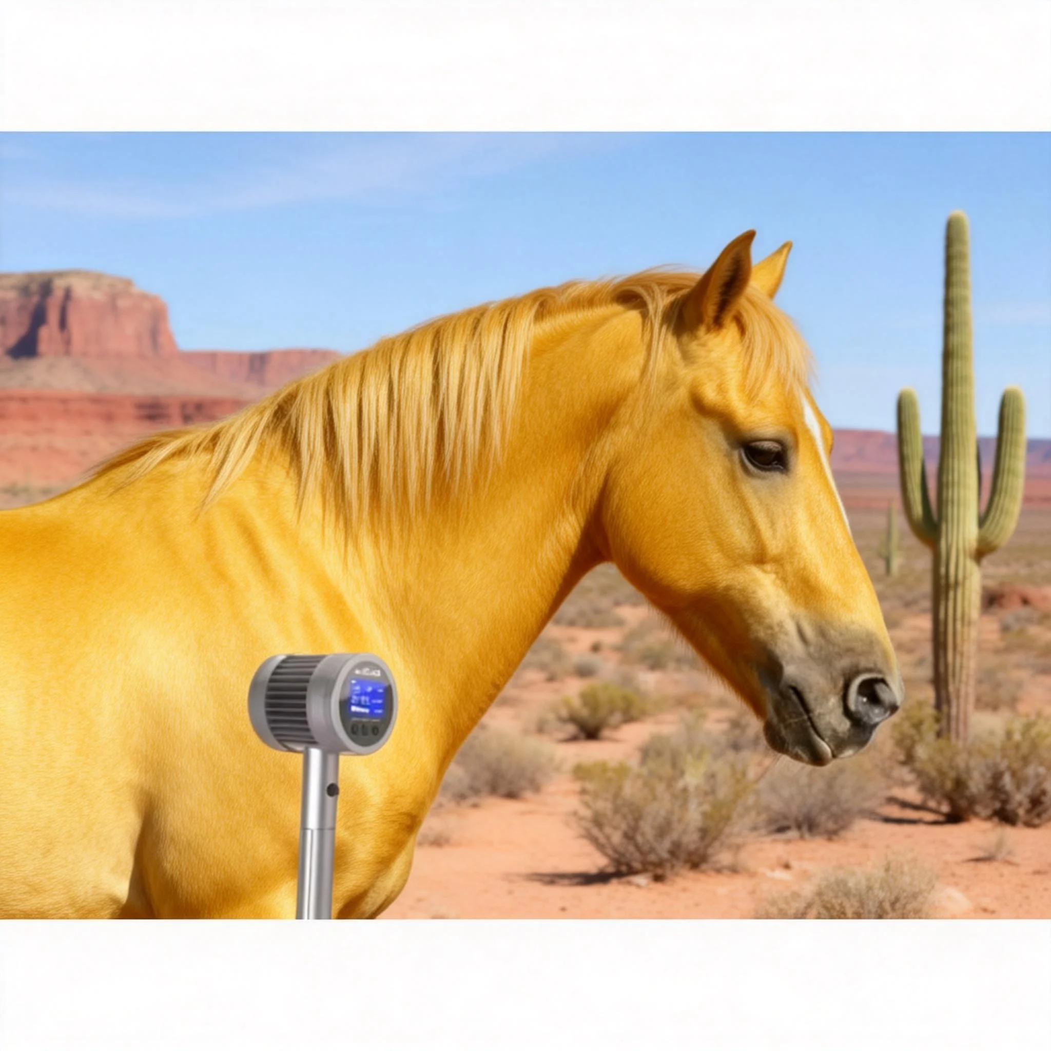 

Instant Start Laser Device COZING-T05: Innovative Home Treatment for Equine Muscle Spasms, Stiffness & Horse Care