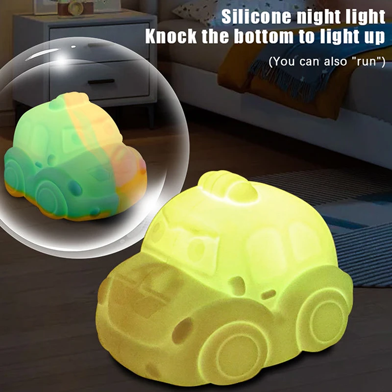 Baby Rolling Ball Car Learning To Crawl Bubble Ball Electric Slide LED Charging Night Light