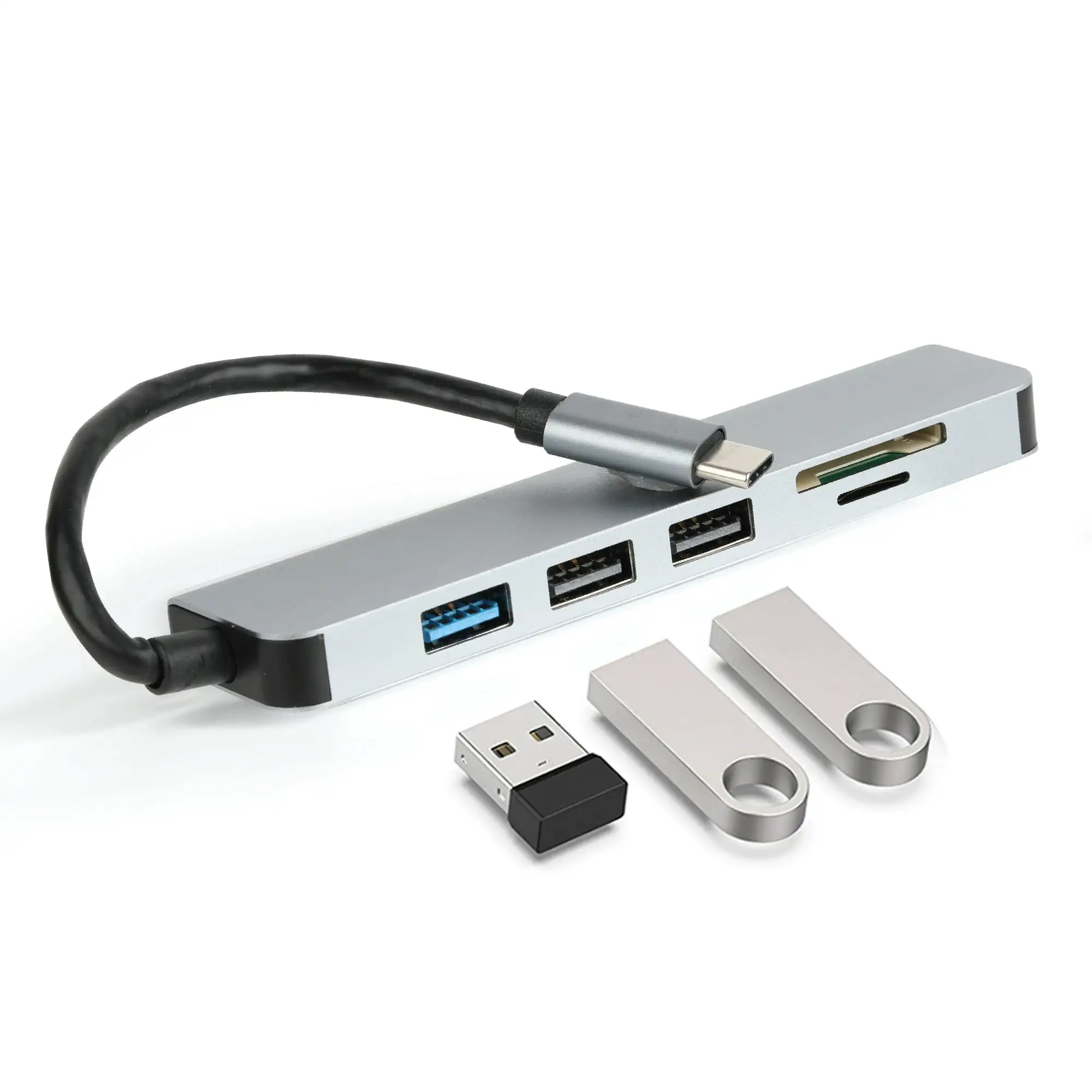 

Многопортовый USB-концентратор Vivitar с SD, Micro SD и HDMI