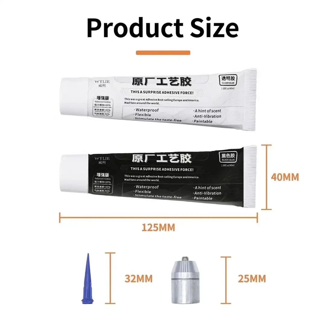 WYLIE Original Mobile Phone Liquid Glue For Cellphone LCD Screen Frame Back Cover Glass Repair Fast Curing Waterproof Adhesive