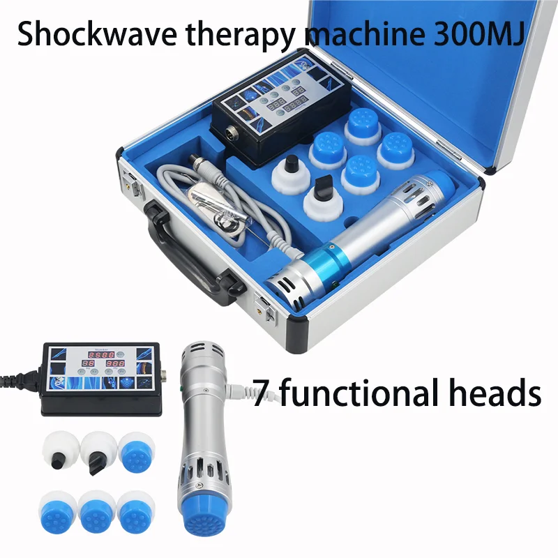 Heißer Verkauf Shockwave Therapie Maschine 300MJ Für ED Behandlung Lindern Neck Schmerzen Heimgebrauch Massage Physiotherapie Shock Welle Massager