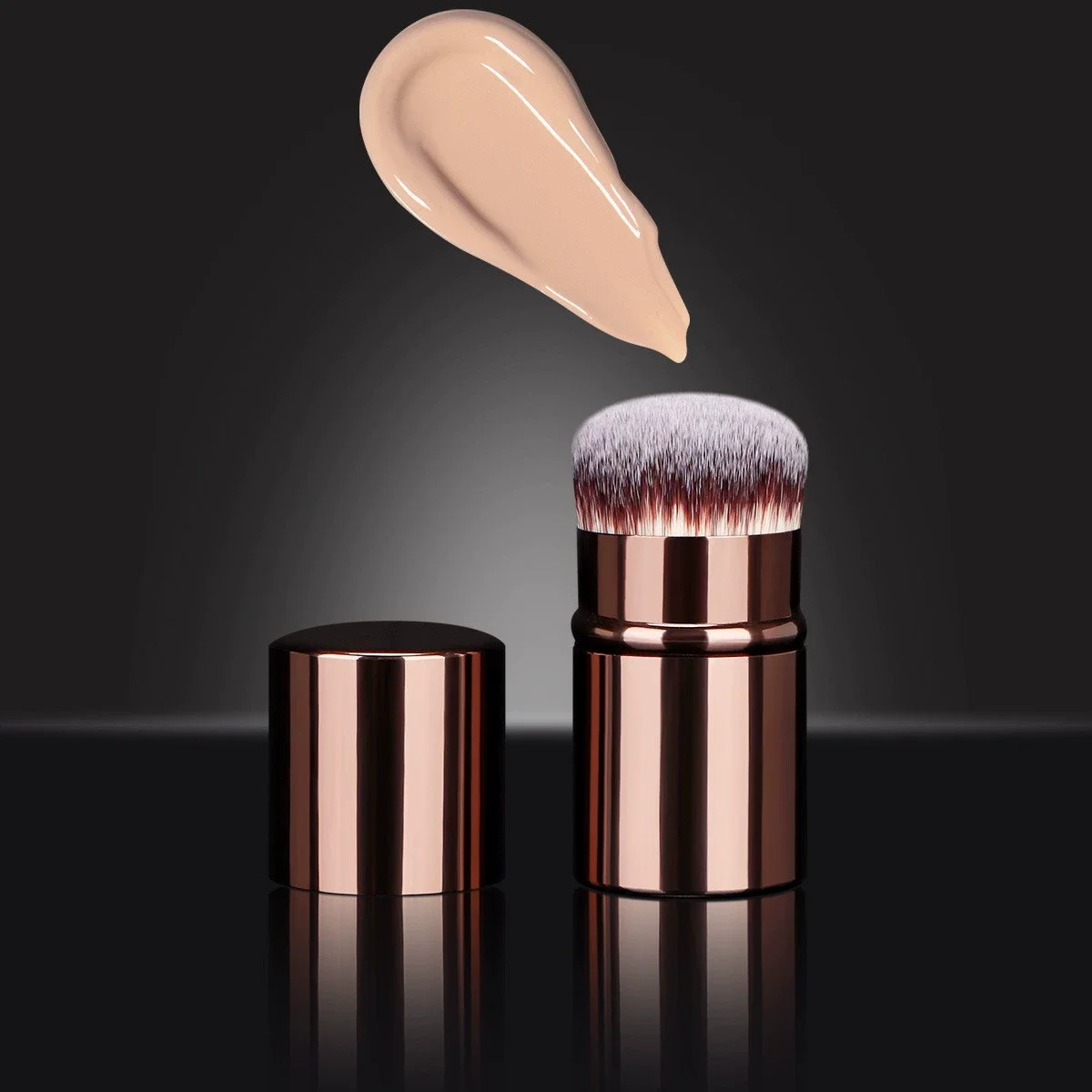 Juego de brochas de maquillaje, productos de maquillaje, 7 unidades/juego de brochas cosméticas de diseño ergonómico para corrector resaltador de contorno de rubor, profesional
