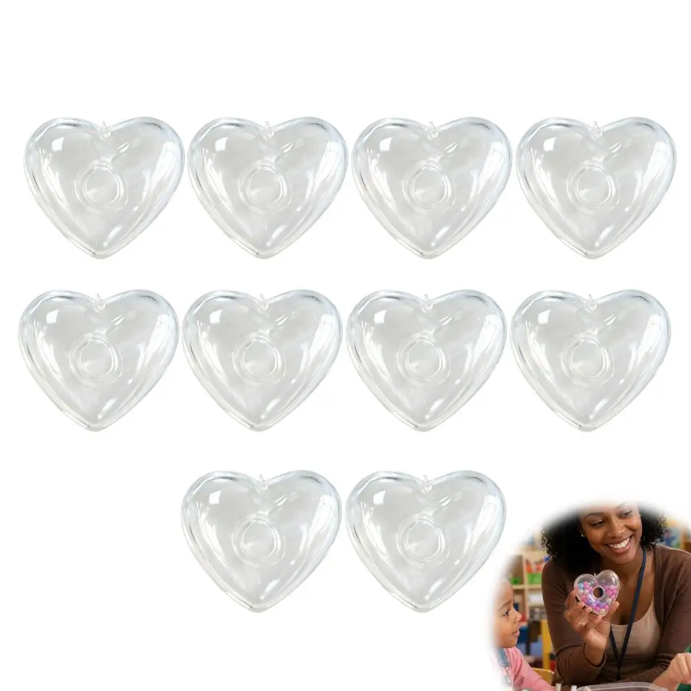 10Pcs DIY Hollow Steamed Bun Squishy Shell Clear Crystal Skin Squeeze Toy Fillable Squeeze Ball Shell DIY Squishy Fidget Toy