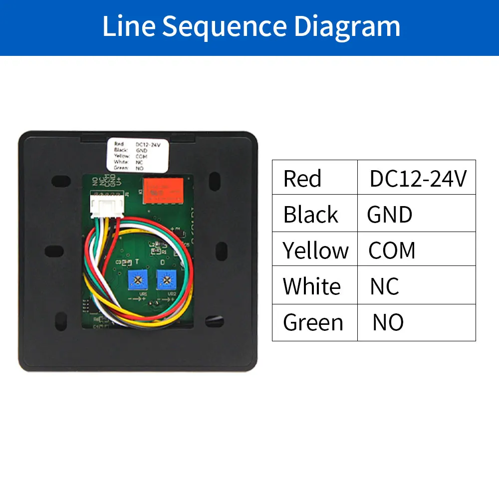 Imagem -06 - Superfície Interruptor Sensor Infravermelho sem Toque Interruptores Contactless Aceno para Liberar Porta Bloqueio Botão de Saída com Indicação Led Dc12v 24v