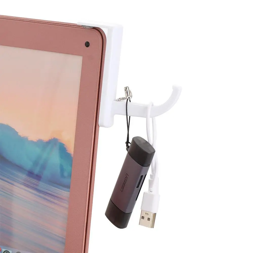 

Universal for Internet Bar ABS Black/White Headset Holder Wall PC Monitor Stand Headphone Stand Hanger Earphone Rrack Bracket