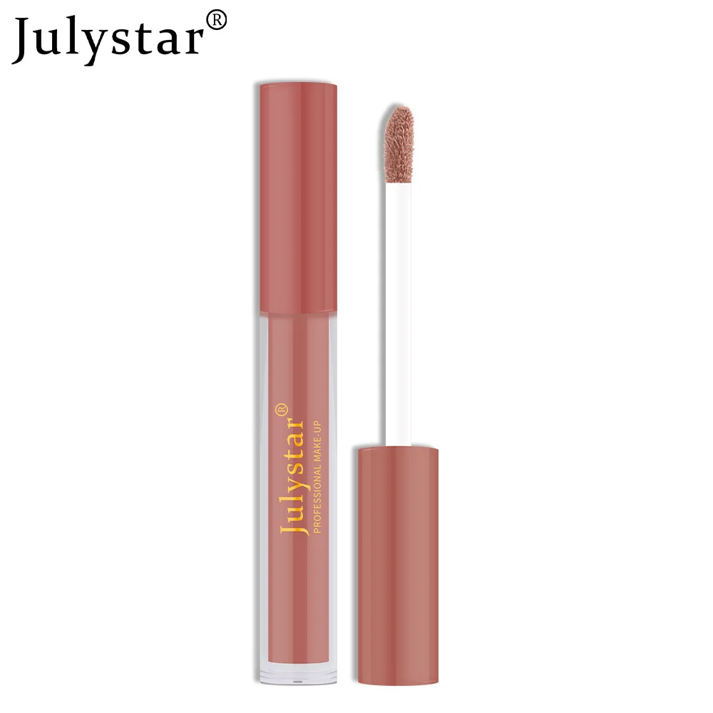 Julystar-Bálsamo labial para glaseado, 12 colores, transparente, gelatinoso, Aceite hidratante, brillo labial, maquillaje femenino, cosmético