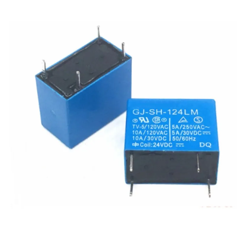 

Free shiping wholesale 10pcs/lot relay GJ-SH-124LM