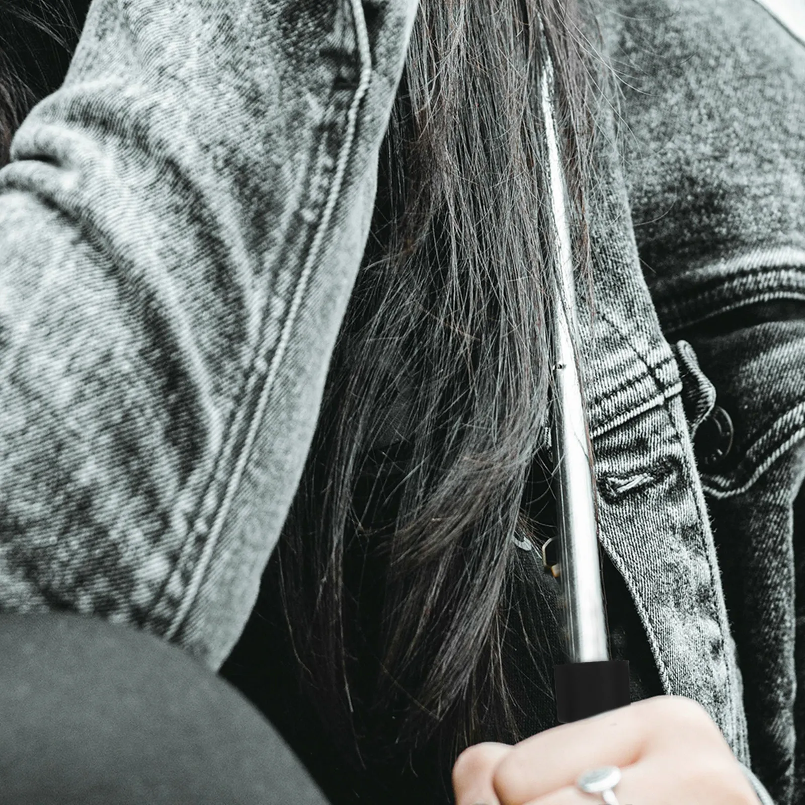 

Plastic Umbrella Handle Replacement Sturdy Anti-Slip Grip for Foldable Umbrella Fits 15Mm Screws Daily Use Rain Uv Handle