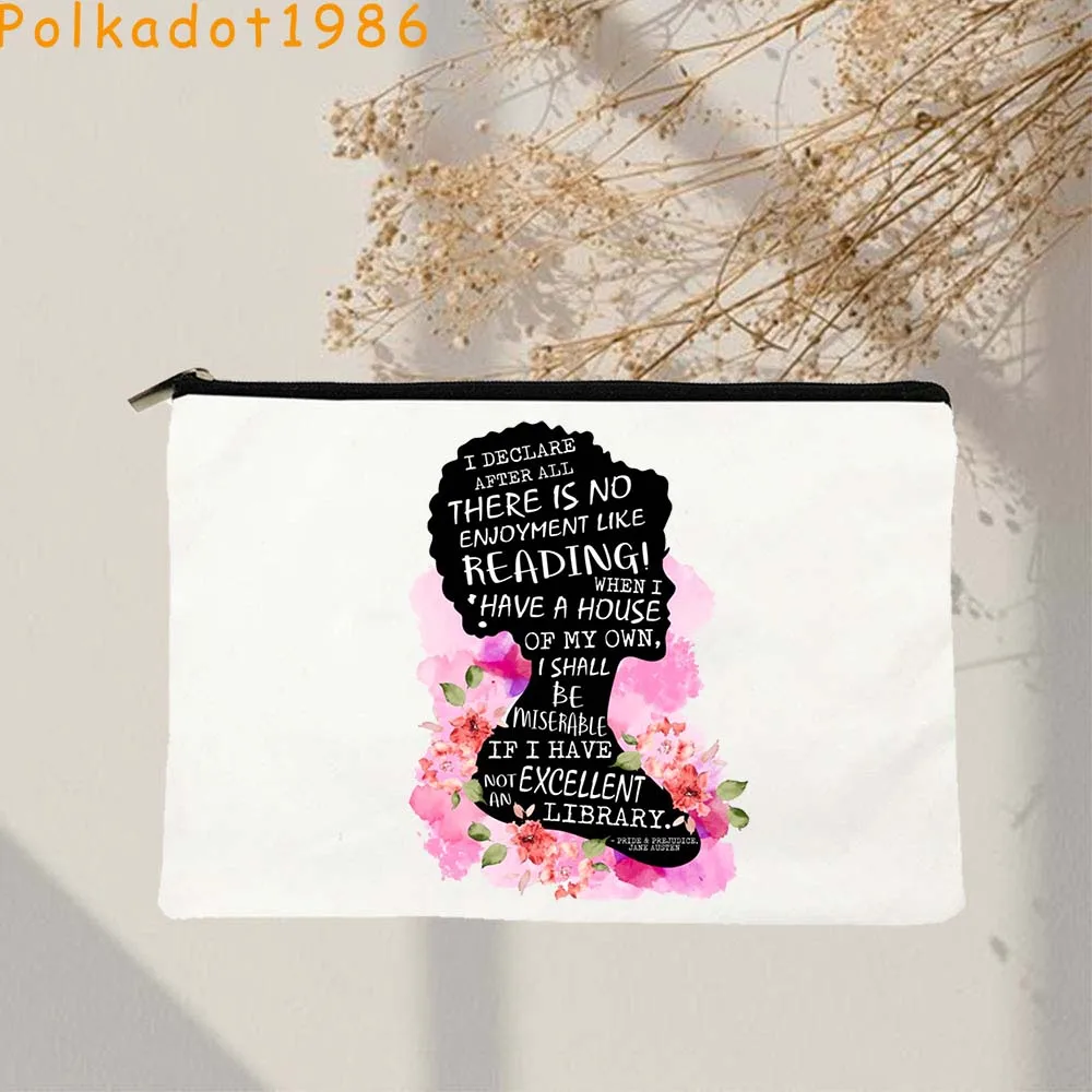 Movie Poster Print Pride and Prejudice Elizabeth Darcy Book Lizzy Bennet Gift Canvas Coin Purse Key Case Bag Wallet Zipper Pouch