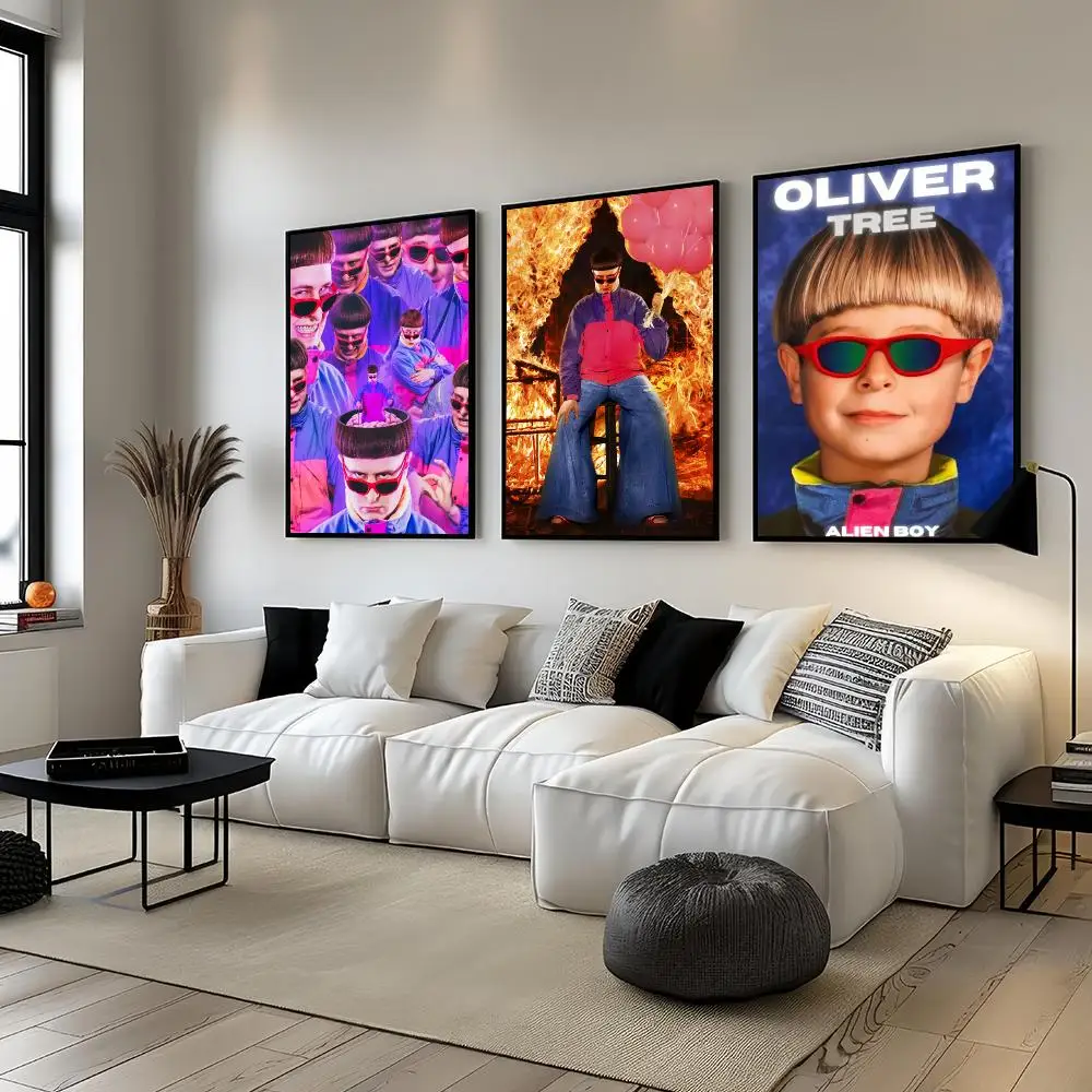 Singer O-Oliver Tree Ugly is Beautiful Poster For Bedroom Gamer Room Decor Restaurant Wall Trendy Aesthetic Gift