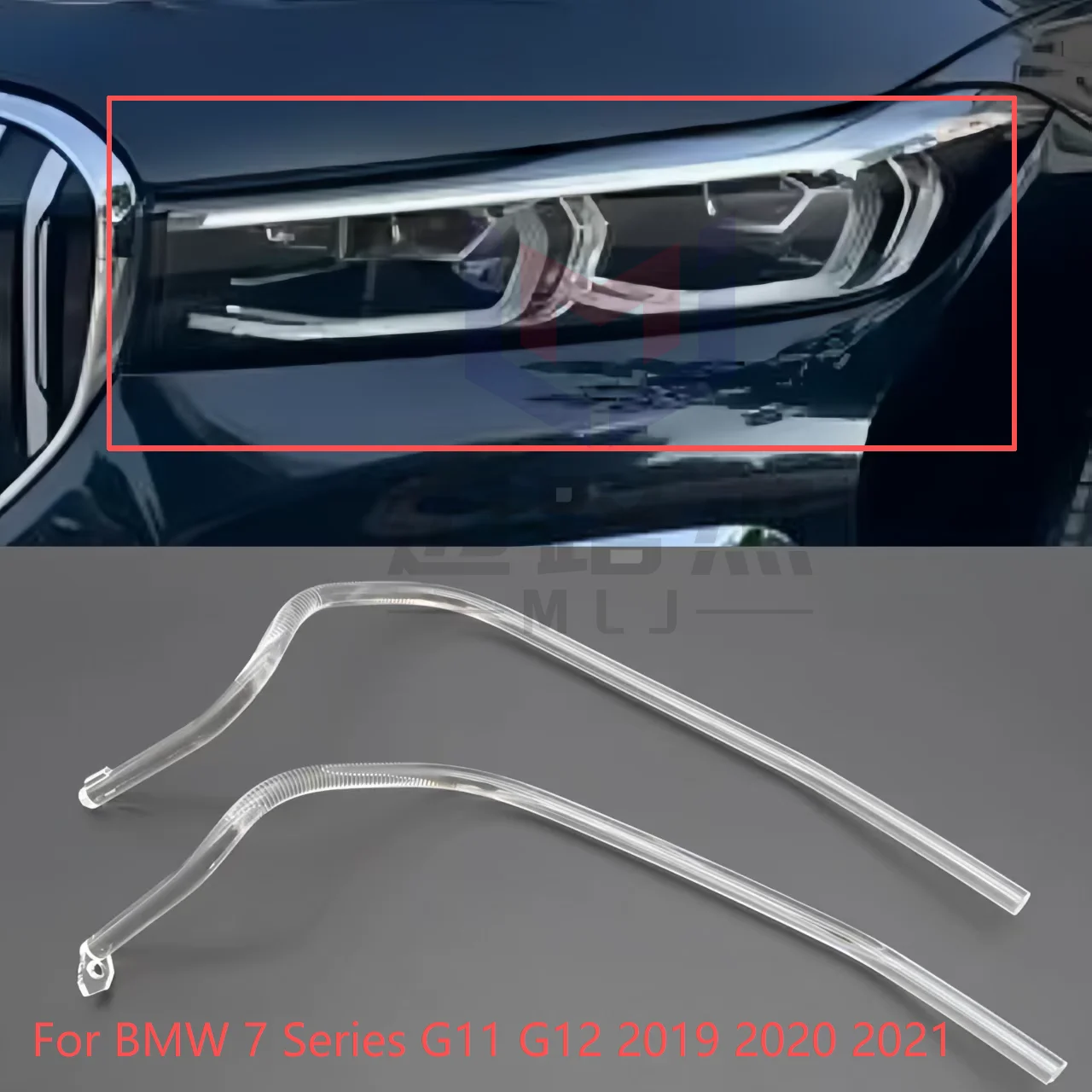 

For BMW 7 Series G12 G11 2019 2020 2021 LED DRL Light guide plate LED Headlight Daytime Running Light Guide Car Accessories