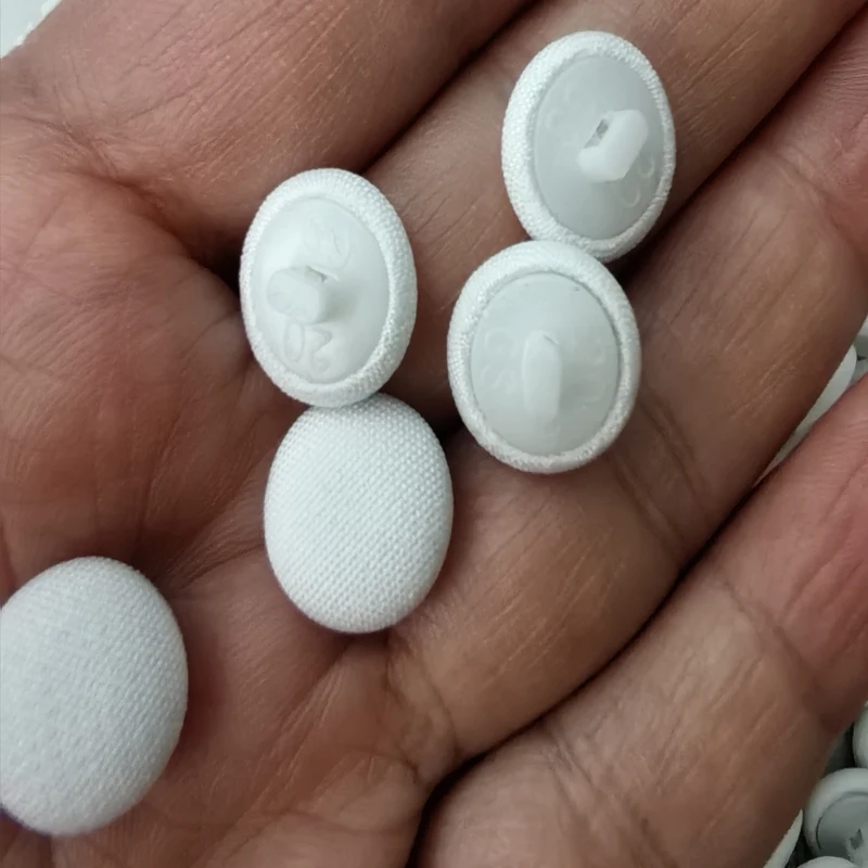 50 Piece Crepe Buttons Wedding Jacket Replacement Adjustable Wedding Dresses DIY Button