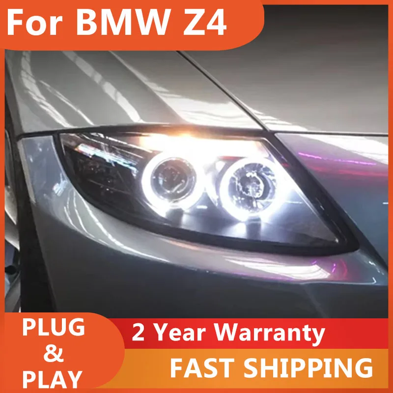 

KOWELL Car Styling For BMW Z4 E85 Headlights 2003-2008 Z4 Head Light DRL Turn Signal Low High Beam Projector Lens