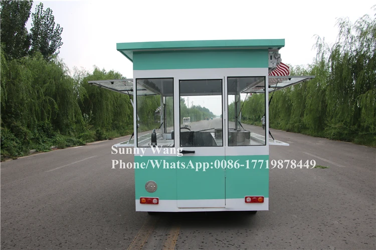 Coche de cocina eléctrico/camión de comida/coche de servicios de comida rápida carrito de pescado móvil coche de helado