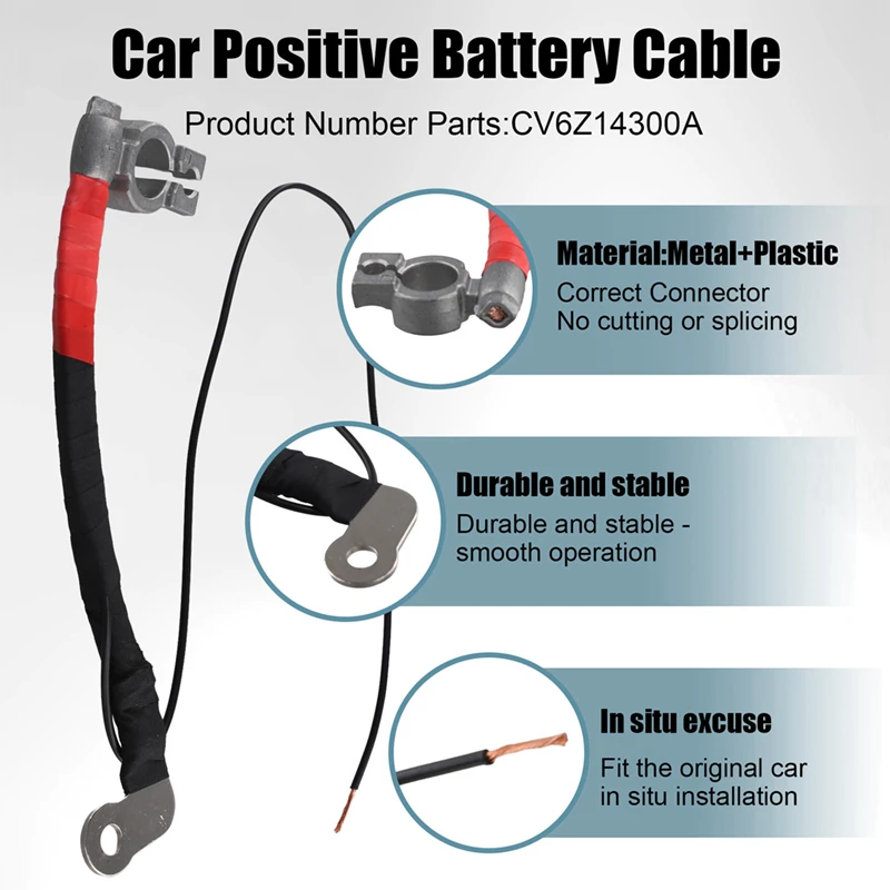 Câble de Batterie Positif CV6Z14300A pour Ford Focus 2012-2018, Accessoires de Voiture