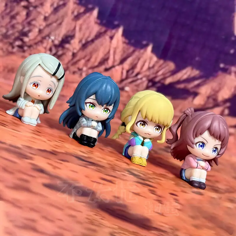 4 قطعة/المجموعة حقيقية بانداي Gakuen Idolmaster في انتظار الشكل الملتوية البيض أنيمي عمل نموذج لجسم اللعب هدية لعيد ميلاد