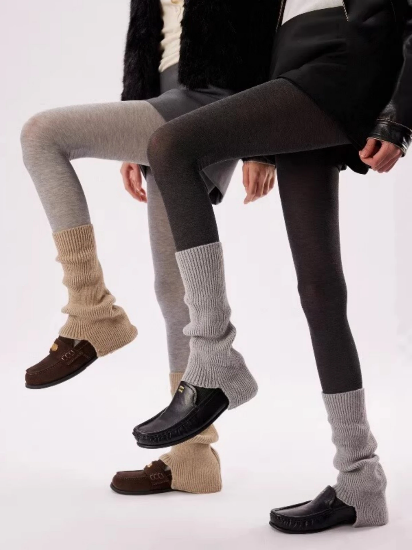 

Вязаные леггинсы для женщин: осенне-зимние, утепленные, облегающие, повседневные, укороченные, с эффектом похудения, для ношения под брюки