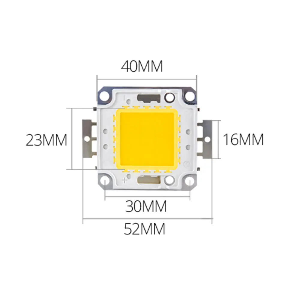 20W 30W 50W LED Beads Light DC12V LED Floodlight Matrix COB Zintegrowany chip lampy LED do reflektorów LED Reflektor zewnętrzny