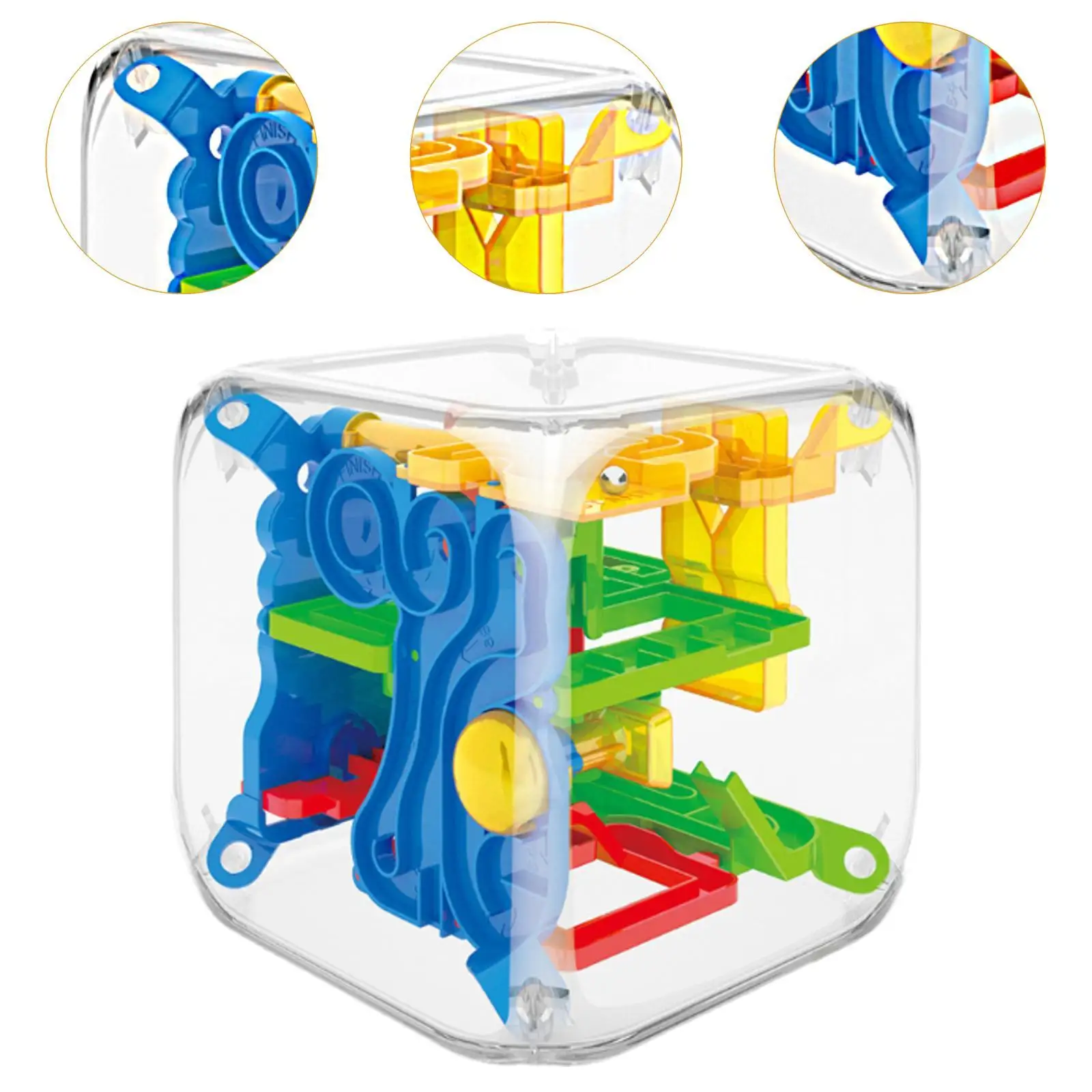 Cube de labyrinthe 3D pour enfants, jouet de puzzle, boule de labyrinthe pour adolescents, cadeaux de fête