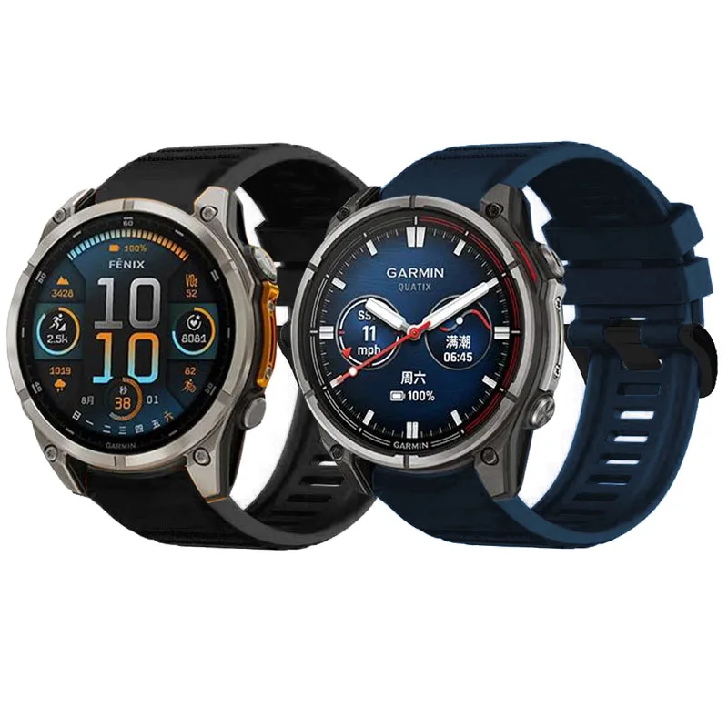 22mm 26mm para Garmin quatix 8/fミnix 8 AMOLED 47mm 51mm/fバnix E/quatix 7 Pro/Fenix 7X 7 Pro/Quatix 6 6X 5X pulsera de correa