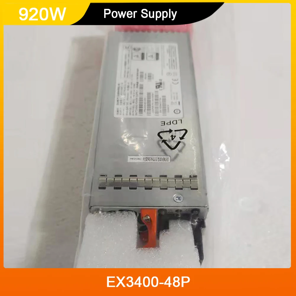 EX3400-48P 920W For Juniper Power Supply JPSU-920-AC-AFO DPS-920AB A 640-060601 High Quality Fast Ship