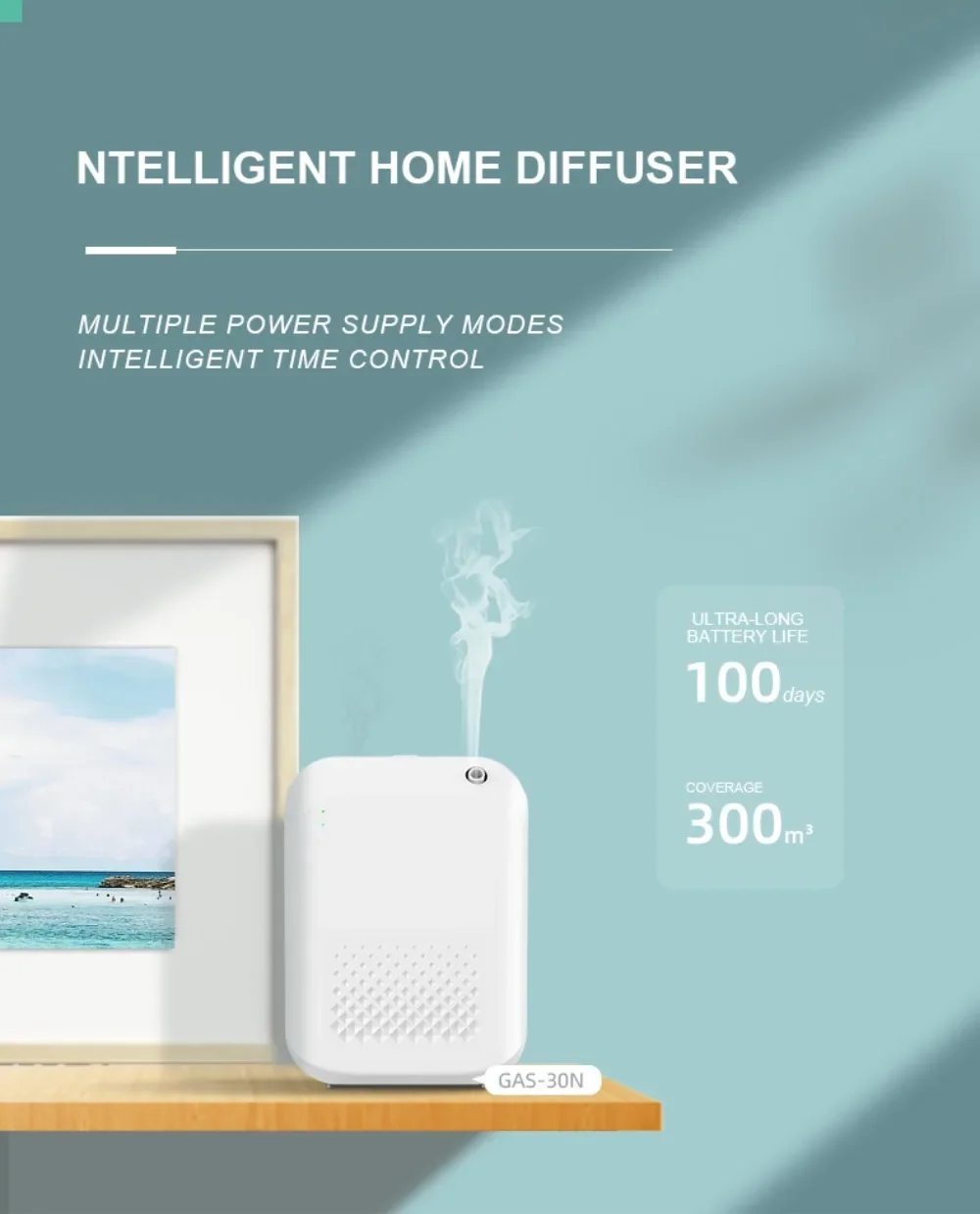 Hotel Toilette Ätherische Öle Diffusor Aromatherapie Maschine Elektrische Aromatische Oase Hause Duft Raum Aromatizer App Steuerung – Detail 3