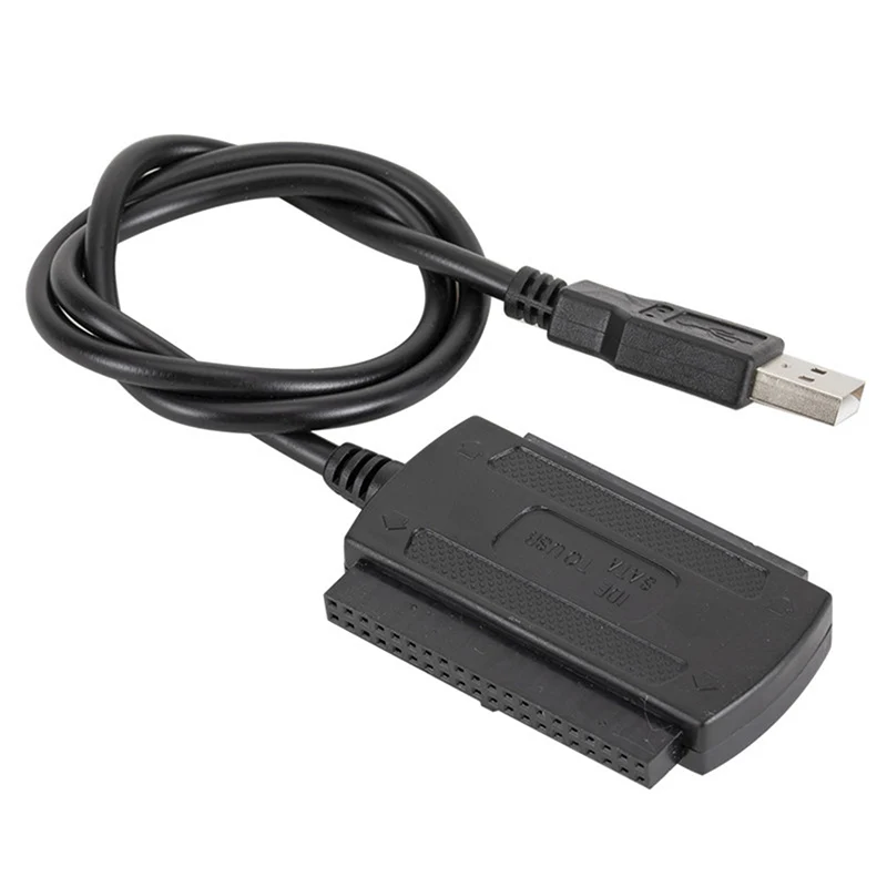 (.) USB 2.0 IDE Adapter Converter Cable For 2.5' And 3.5' Hard Drive HD - External IDE To USB Interface 1Pcs