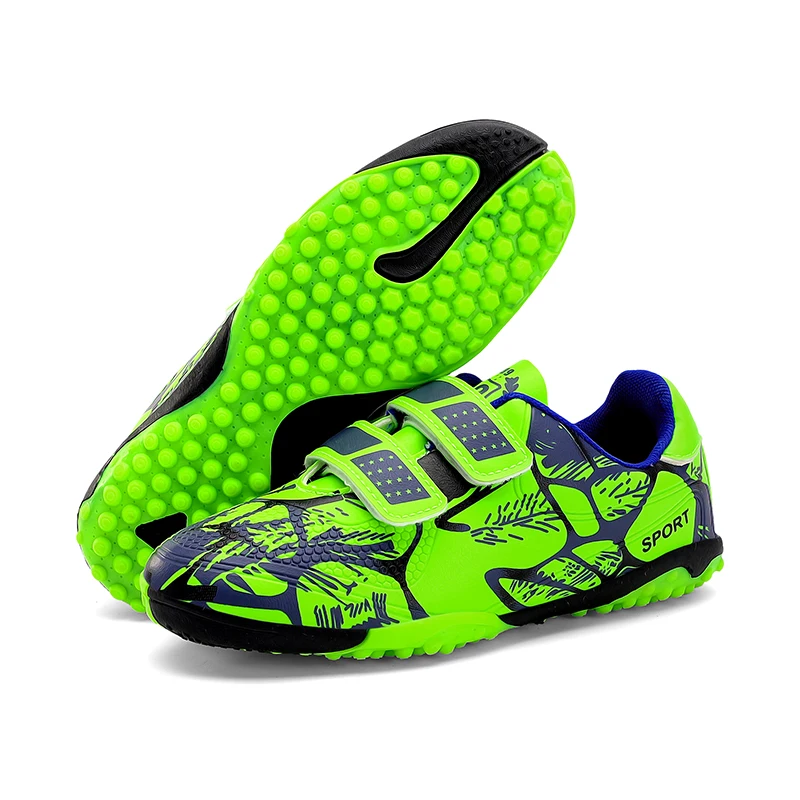 New Men Kids Soccer Shoes Professional Cleats Non-Slip Ultralight Football Boots Grass Boys Match Training Shoes Drop Shipping