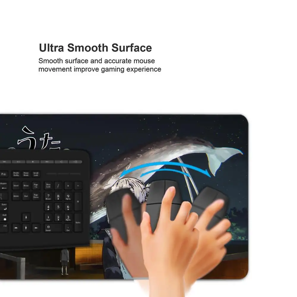 Hot Anime Call of the Night Rubber Mouse Pad Gaming Accessories Desk Protector Mat Keyboards Gamers Decoracion Mat Large Rug