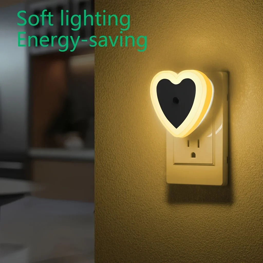 1pc LED Smart Night Light - Energy Efficient, Plug-in Indoor Lighting for Hallway, Bedroom, Kitchen, Stairway Perfect Gift