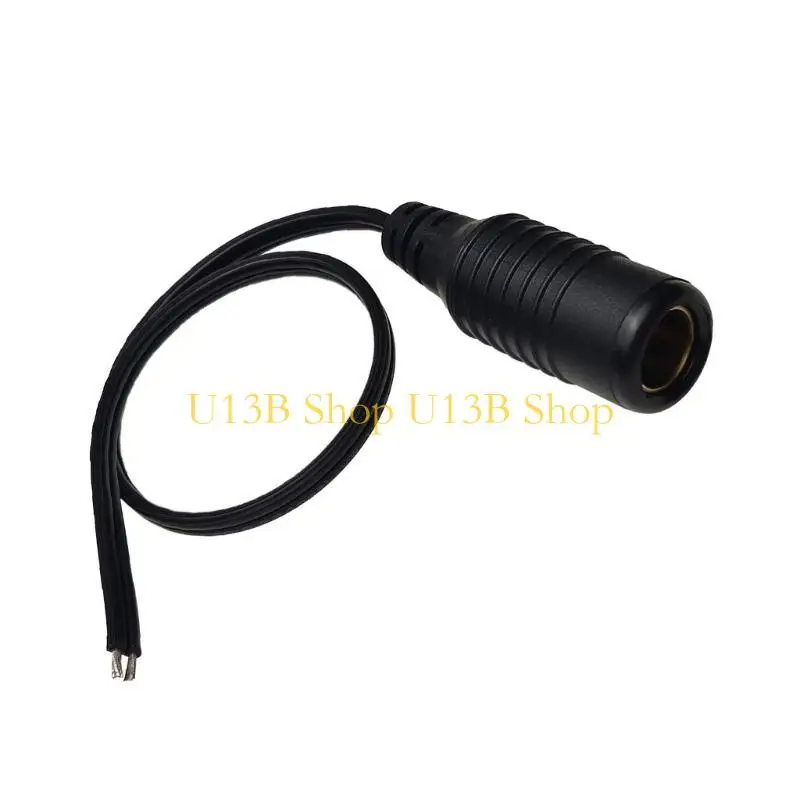 U13B Automotive DIN Female Plug Cable Wire For Motorcycle And Electric Bike Charging