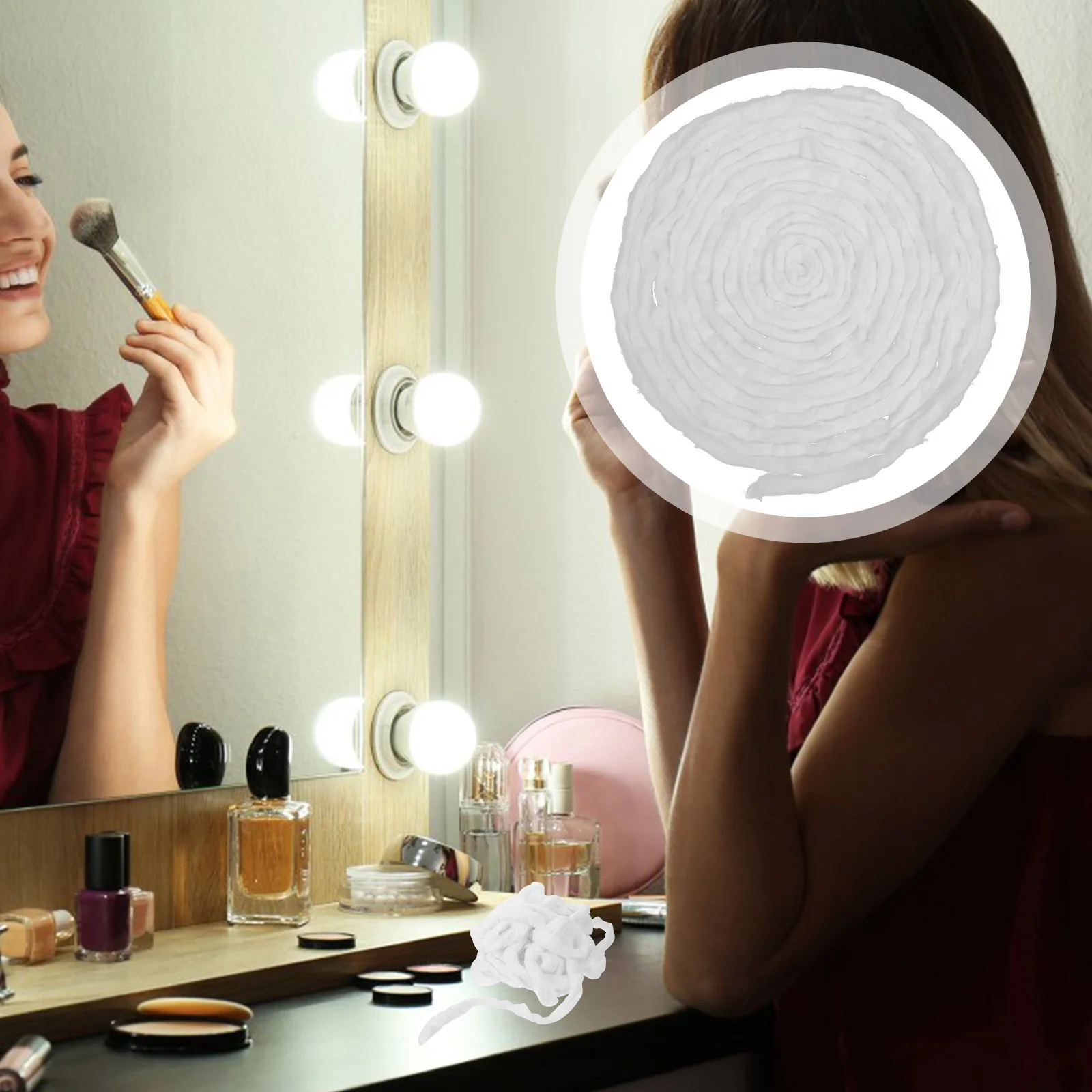 

Cotton Strip Ball Manicure Professional Makeup Hairdressing Pads for Face Toner
