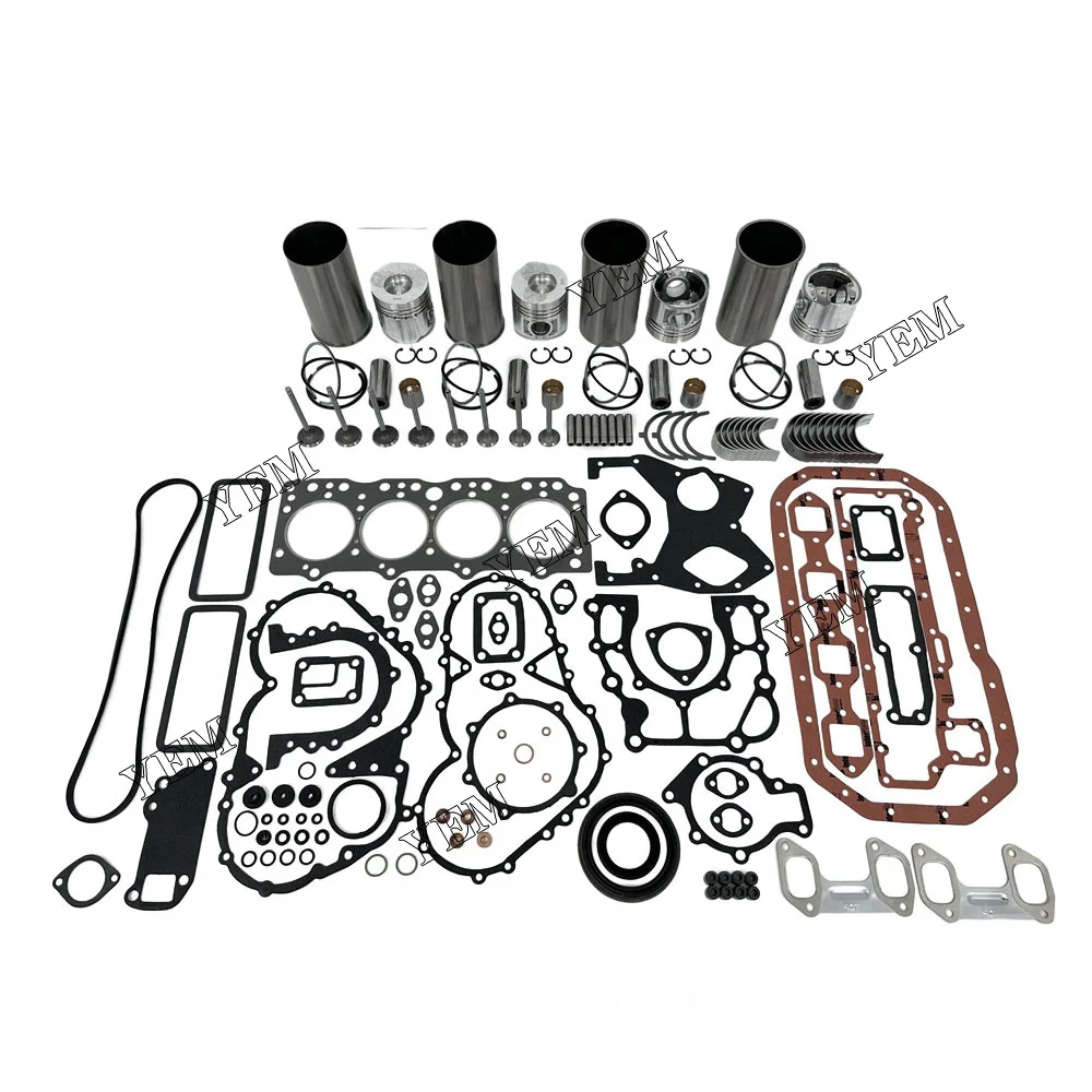 

DB33 REBUILD KIT CYLINDER LINER KIT WITH BEARINGS AND VALVE FOR DOOSAN EXCAVATOR TRACTOR DIESEL ENGNINE.