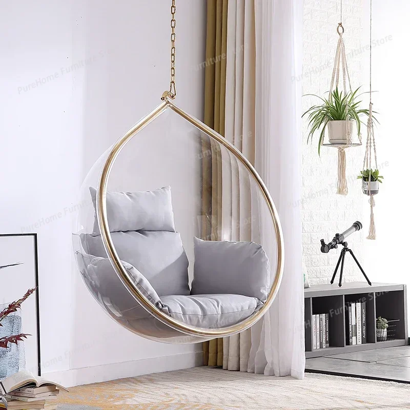 

Transparent Household Hanging Chair Balcony Bubble Chair Indoor Leisure Chair Outdoor Swing Rocking Chairs