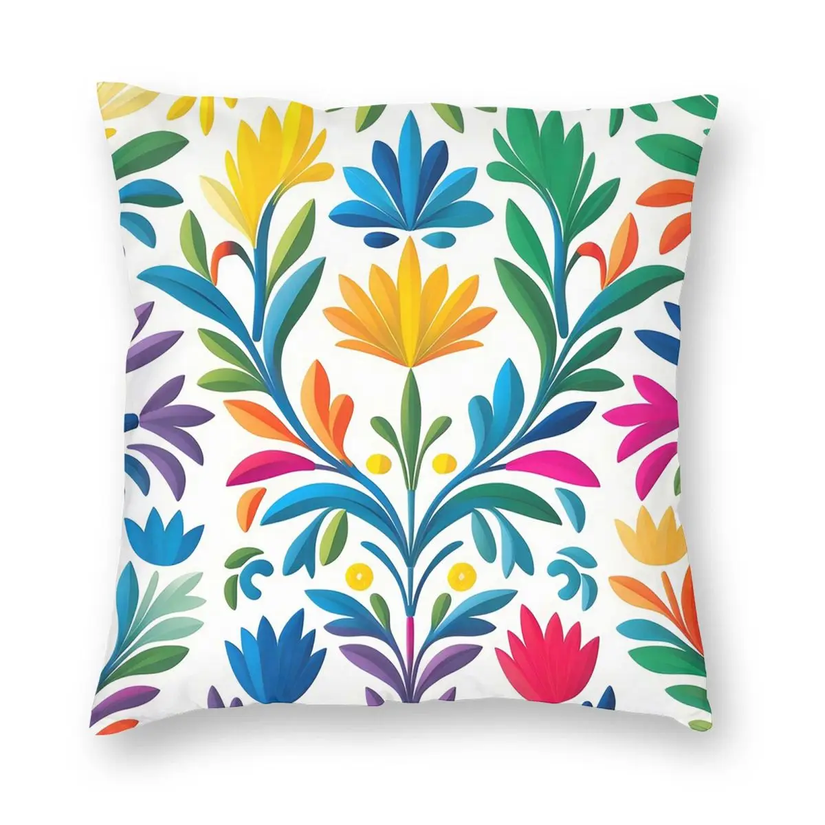 

Квадратная наволочка Otomi с цветами, удобная наволочка, наволочка для дома, спальни, автомобиля