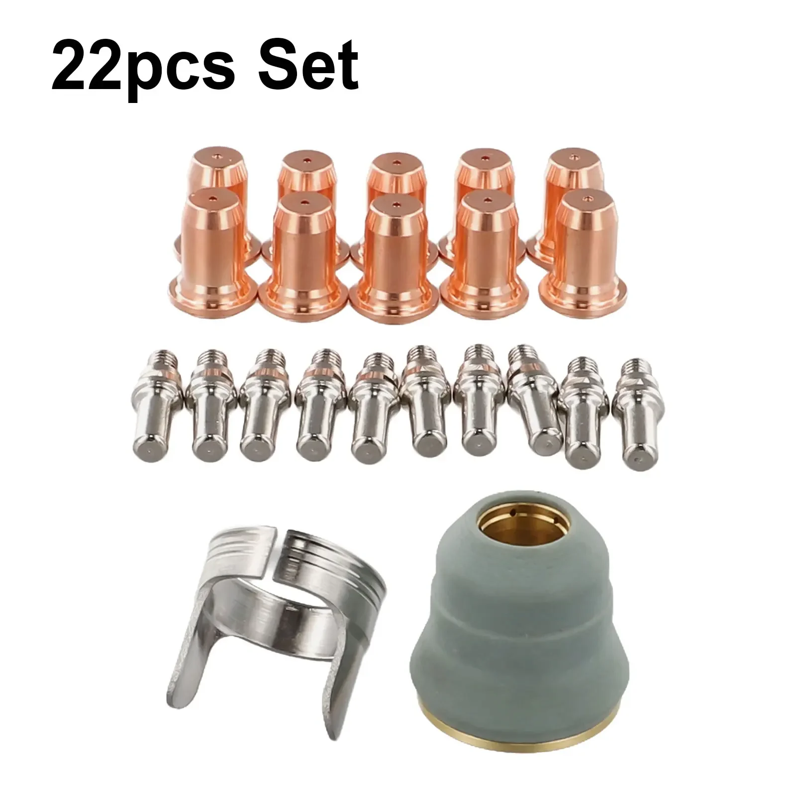 

22 шт. для IPT-60 PT-60 IPT-40 PT40 расходные материалы для плазменной резки чашка для наконечника электрода расходные материалы для плазменной резки чашки с наконечником электрода
