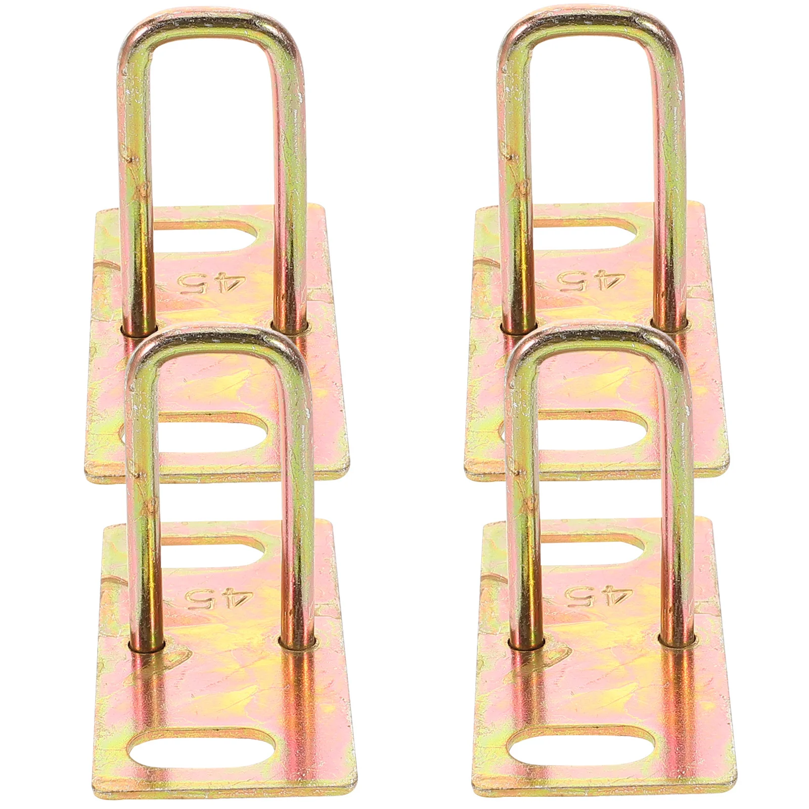 4Pcs Metal Electric Motorcycle Seat Lock Plate Universal Fit Easy Installation Multiple Lock Needs Security Protection - Image 4