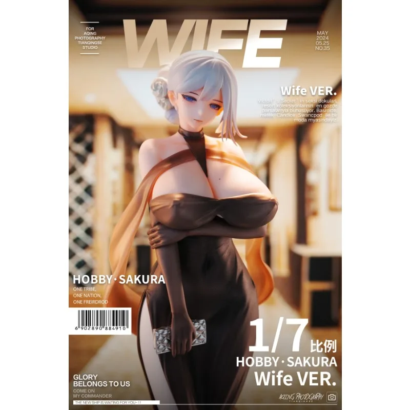 متوفر في المخزون هواية ساكورا HSK زوجة مثير امرأة ناضجة 25 سنتيمتر الشكل أنيمي نماذج لعبة دمية زخرفة الزخرفية تحصيل