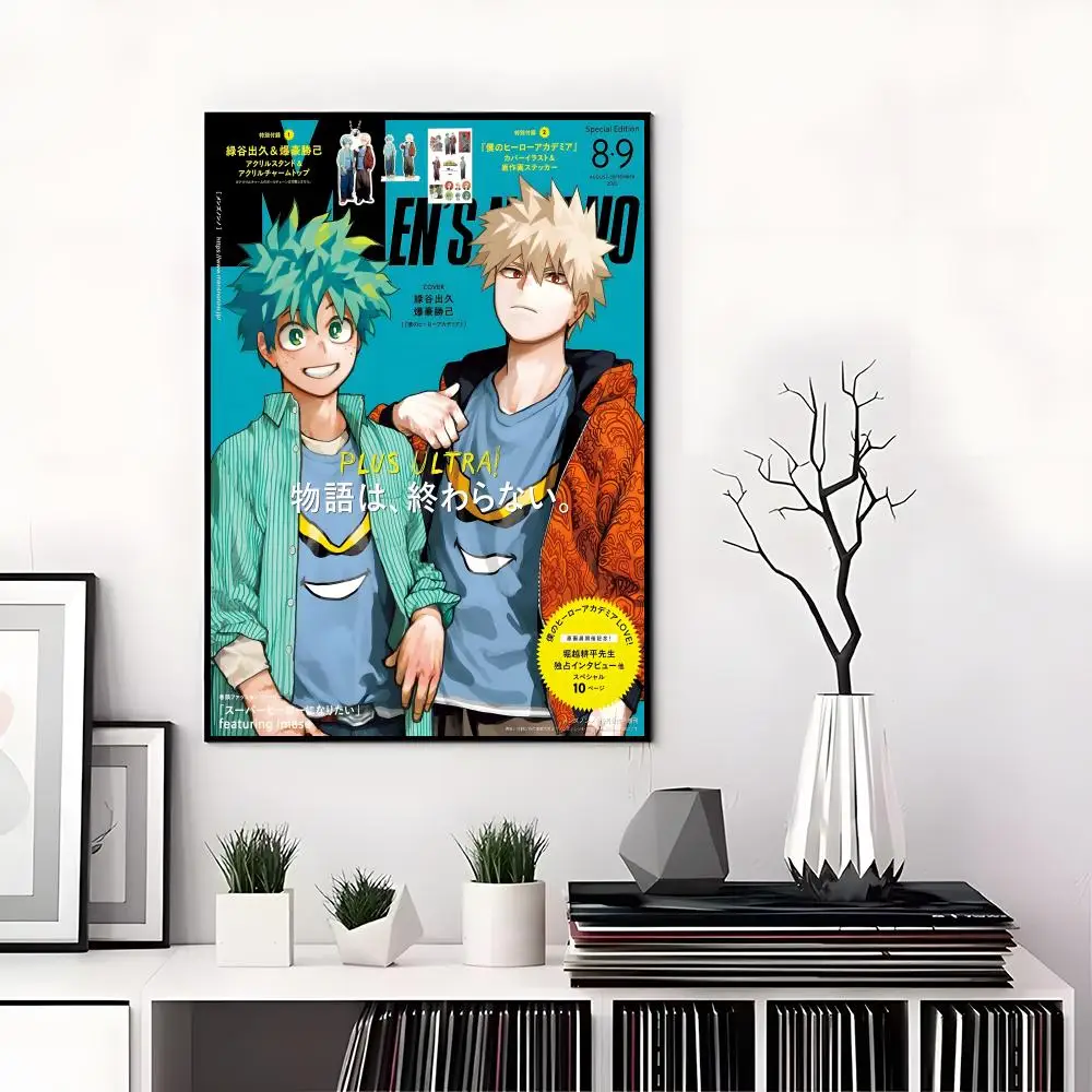 M-My Hero Academia Poster Hochauflösende Poster-Aufkleber, geeignet für Schlafzimmer, Wohnzimmer, Heimdekoration – Detail 16