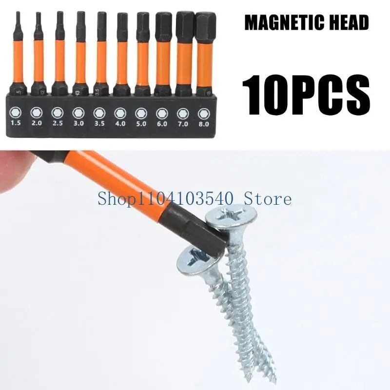 

02DC 10 шт. H1.5-H8 шестигранные ключи, набор сверл, шестигранная отвертка, шестигранный ключ