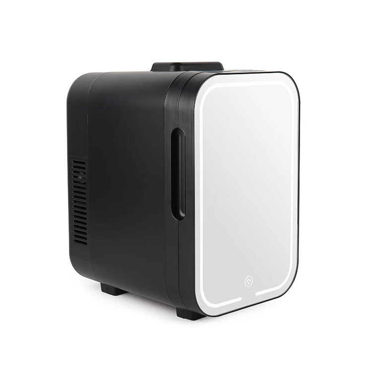 Factory Portable Cosmetic Fridge Makeup Car Refrigerator Skin Care Fridge Beauty Mini Fridge With LED Mirror