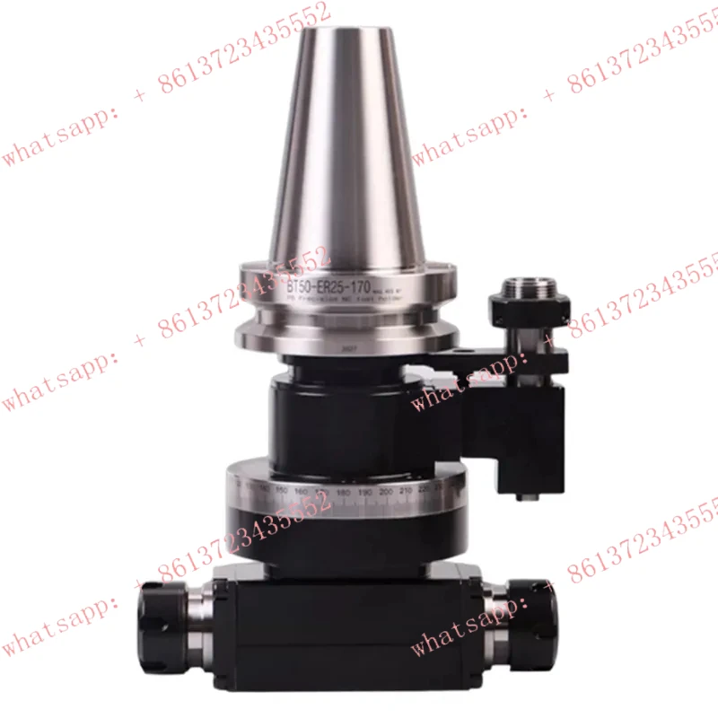 CNC machining dual  angle head bidirectional output side milling head BT40 BT50-90