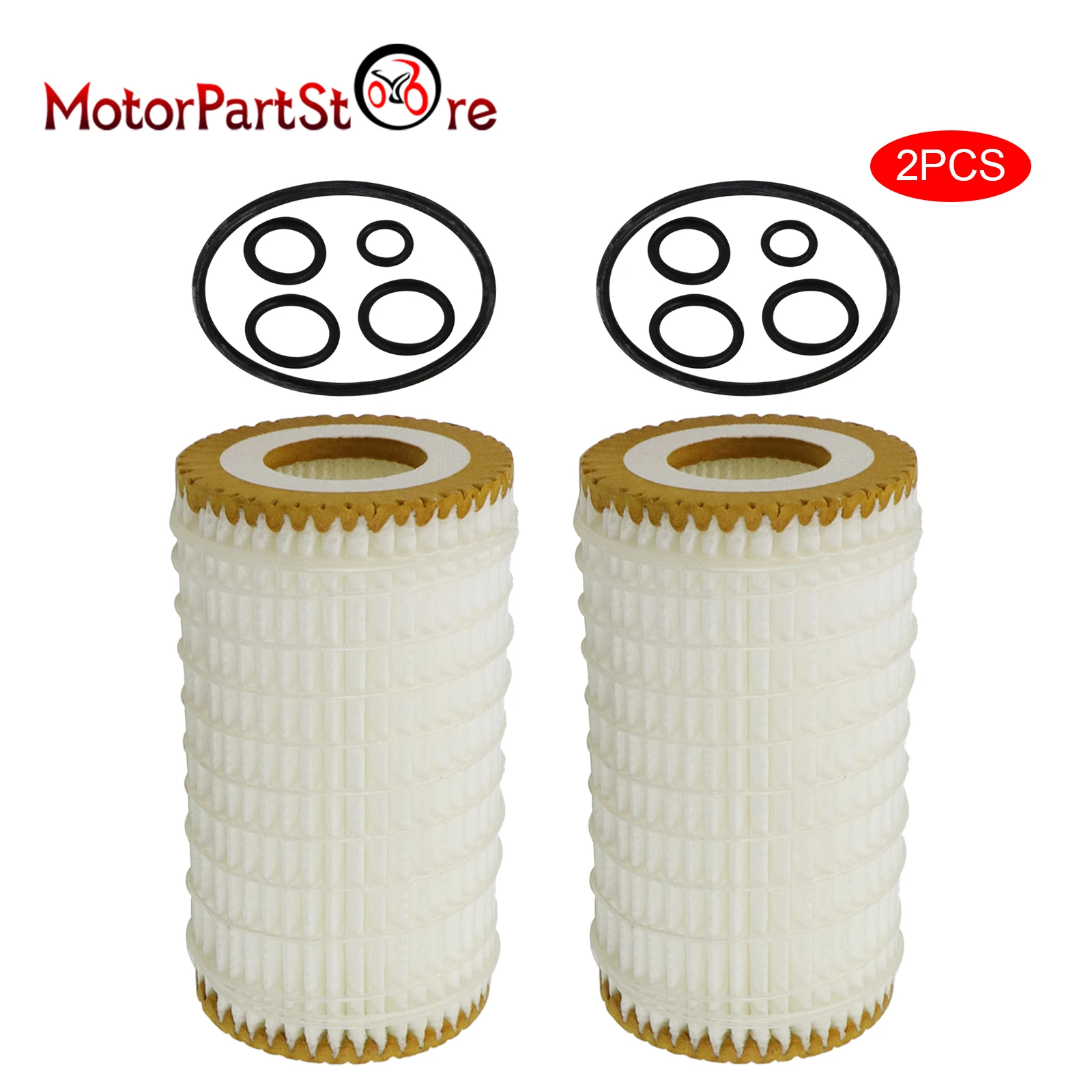 2x Oil Filter for Mercedes Benz E230 E280 E350 C230 C250 C300 C350 CLK350 CLS550 E550 GL550 AMG 0001802609 HU 718/5 x HU7185X