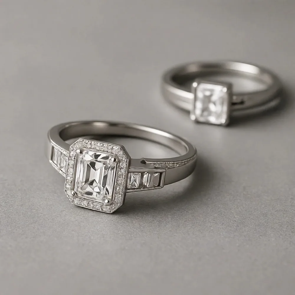 

Кольцо из стерлингового серебра с полным покрытием фианитами для женщин, обручальное/помолвочное кольцо, размер 10